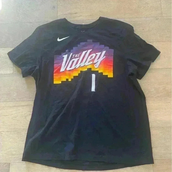 Devin Booker Phoenix Suns Nike City Edition Name & Number T-Shirt Men's NBA XXL - Picture 1 of 5